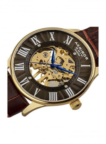 Men's Water Resistant Analog Watch AK499YG
