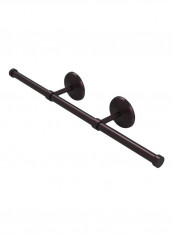 Monte Carlo Collection Wall Mounted Guest Towel Holder Brown 21.4x3x3.6inch