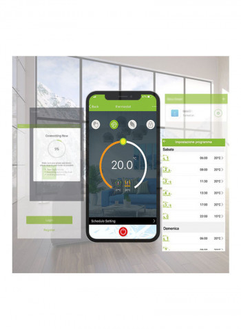 Wi-Fi Smart Programmable Thermostat Black