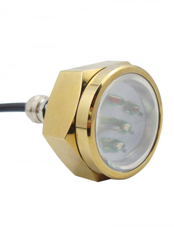 Underwater LED Light Lamp Gold 15x10x6centimeter