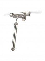 Shower Squeegee With Smooth Handle Silver 10x10x15inch
