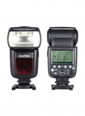 V860II-C E-TTL 1/8000S HSS Master Slave GN60 Flash Light Black