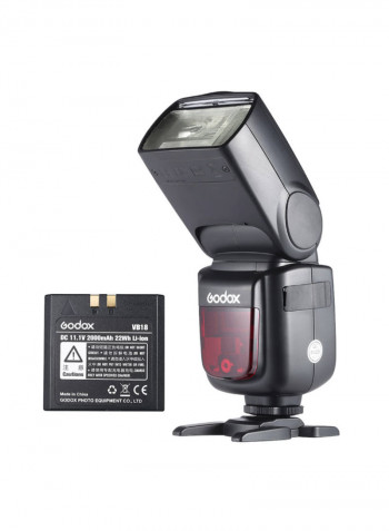V860II-C E-TTL 1/8000S HSS Master Slave GN60 Flash Light Black