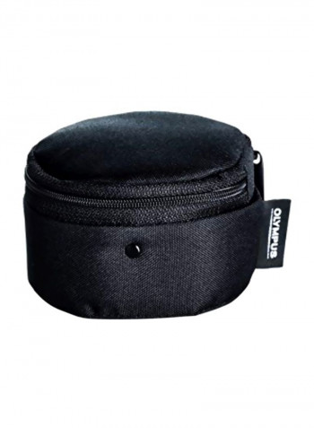 Barrel Style Lens Case Black