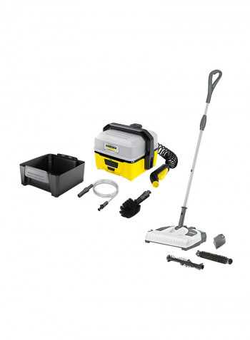 Mobile Outdoor Cleaner OC 3 + Adventure With K 65 Plus Cordless Electric Broom Set Yellow/Black/Grey 29.8x26.5x32.1cm