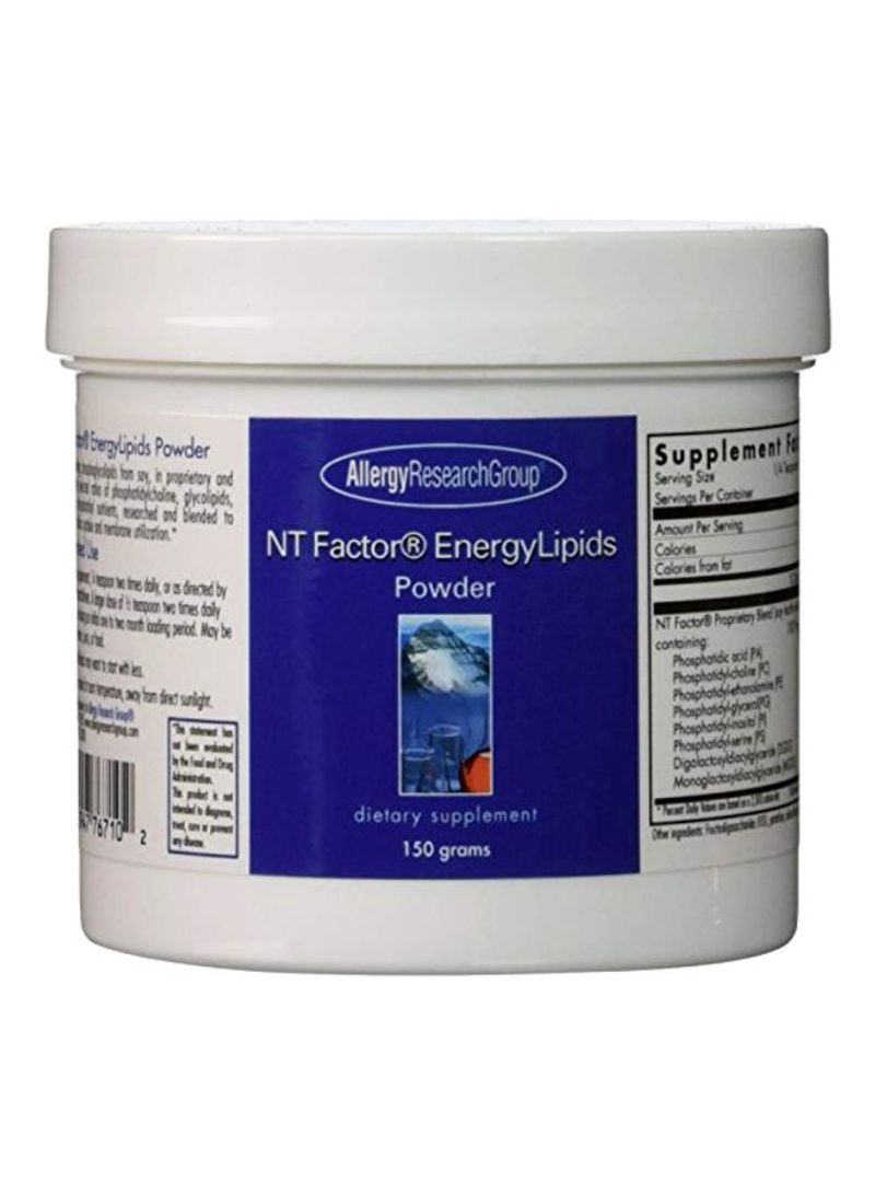 NT Factors Energy Lipid Dietery Supplement