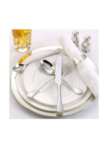 45-Piece Flatware Set Silver