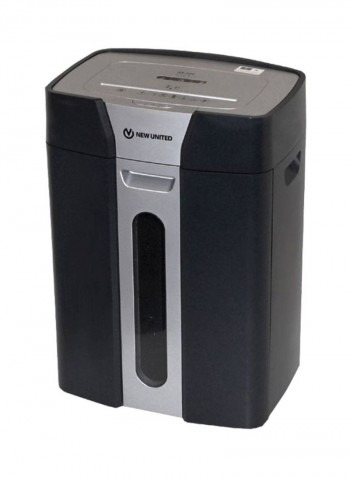 Strip Cut Shredder Machine Black/Silver