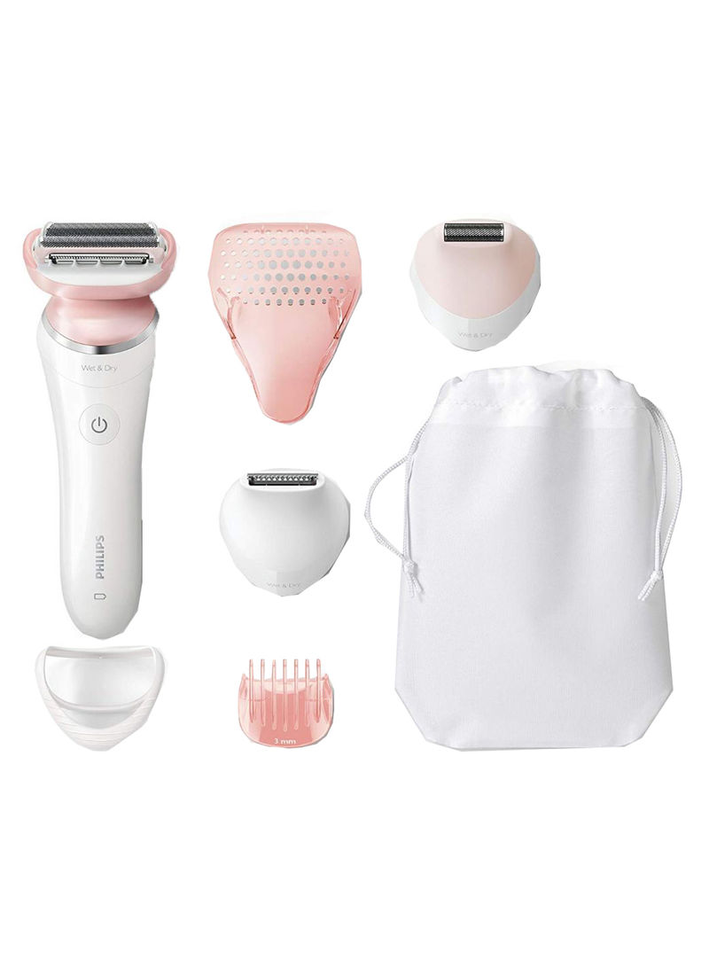 Wet And Dry Prestige Electric Shaver Pink/White 200g
