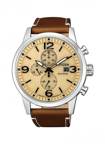 Men's Leather Chronograph Watch CA0618-18X