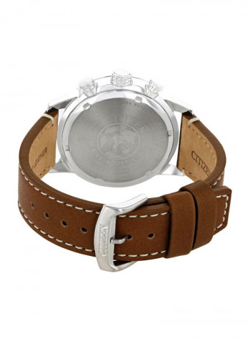 Men's Leather Chronograph Watch CA0618-18X