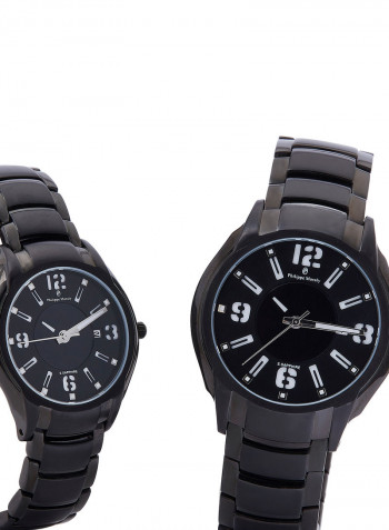 Water Resistant Stainless Steel Analog Wrist Watch