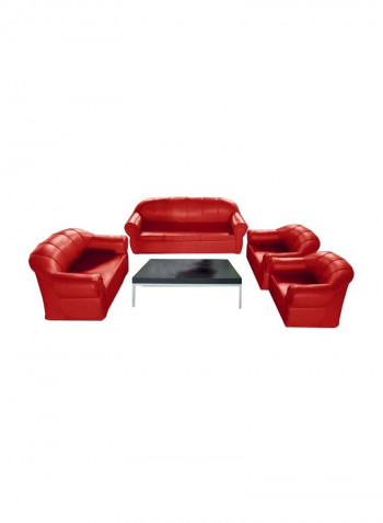 7-Seater Mab Sectional Sofa Set Red