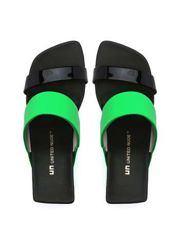 Loop Hi Sandals Black/Green