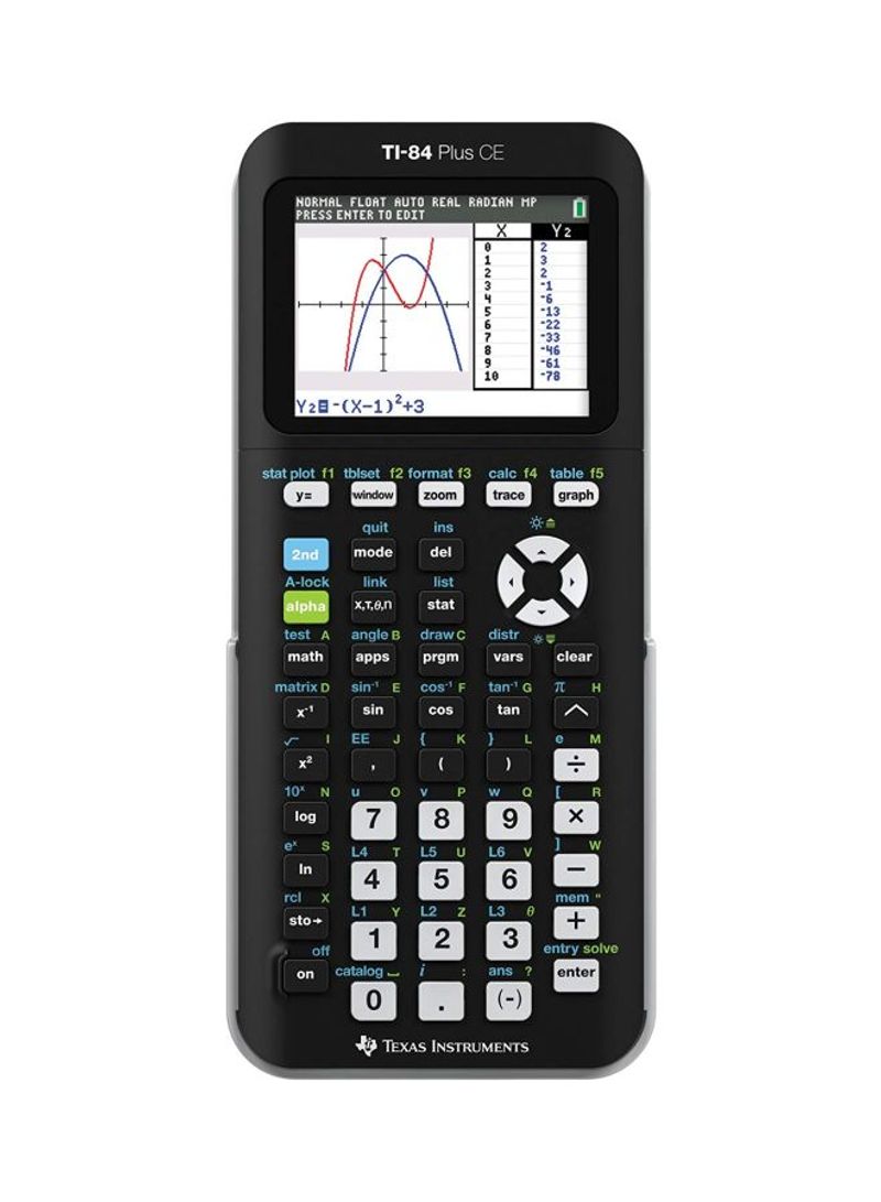 TI-84 Plus Graphing Calculator Black
