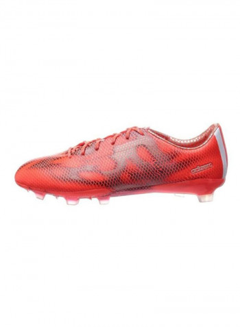 Men's F50 Adizero FG Football Shoes Red/Black/White