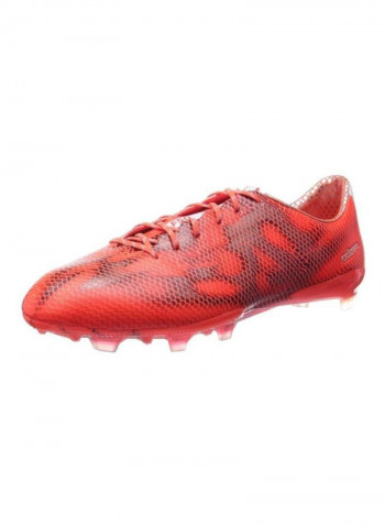 Men's F50 Adizero FG Football Shoes Red/Black/White