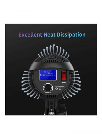 MT-60S LED Continuous Video Studio Lamp for Photography Black/White