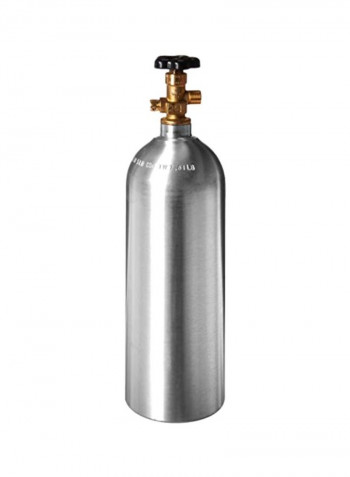 Aluminium CO2 Tanks Silver/Gold