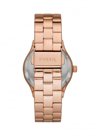 Women's Analog Wrist Watch with Stainless Steel Strap