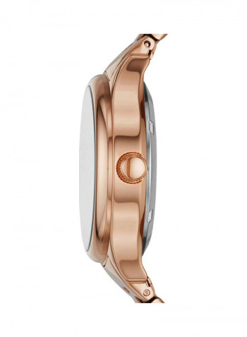 Women's Analog Wrist Watch with Stainless Steel Strap