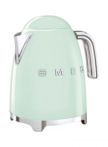 50's Retro Style Aesthetic Electric Kettle 3000 W KLF03PGUK Green/Silver