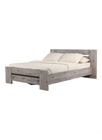 Evi Queen Bed Light Brown 150x200cm