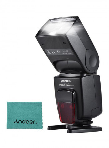 Speedlite GN58 Camera Flash 6.2x7.2x18.8centimeter Black