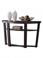 Willy Ash Vnr Sofa Table Dark Brown 120x76x46centimeter