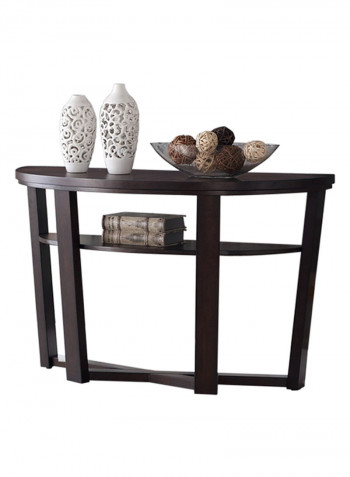 Willy Ash Vnr Sofa Table Dark Brown 120x76x46centimeter
