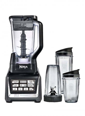 4-Piece Nutri Electric Blender Set BL 642 Black/Grey