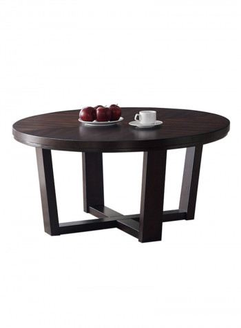 Willy Ash Table Dark Brown 101x45x101centimeter