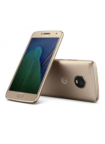 موتو G5 مزدوج الشريحة ذهبي سعة 16 جيجابايت جيل رابع LTE