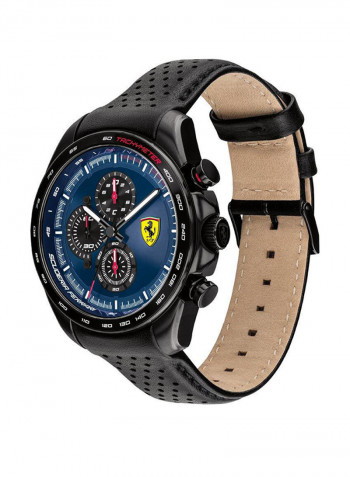 Men's Speed Racer Leather Strap Analog Watch 830649
