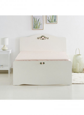 Camellia Twin Bed White 120x200centimeter