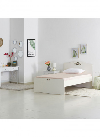 Camellia Twin Bed White 120x200centimeter