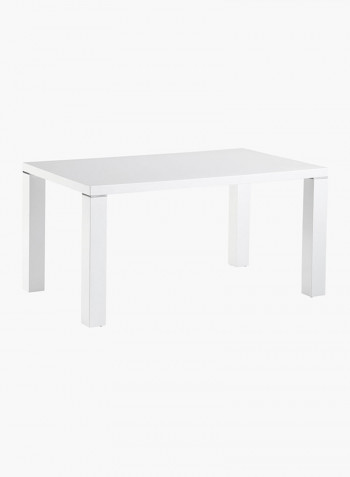 6-Seater Picasso Dining Table White 150 x 75 x 90centimeter