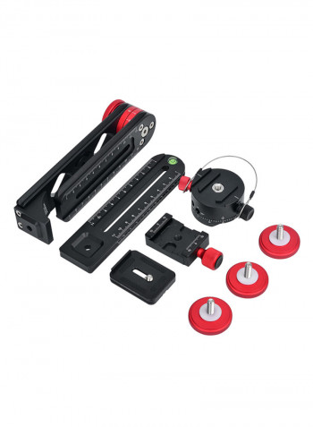 Set OF Quick Release Base Plate For Tripods Black