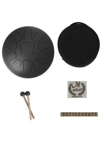 Handpan Drum With Carry Bag & Note Sticks