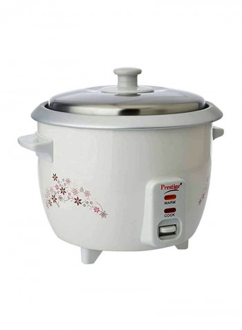 Pack Of 2 PRWO Rice Cooker 1.8 Liter With Pan 1.8 l 700 W 81LHYJ1S White/Silver/Pink