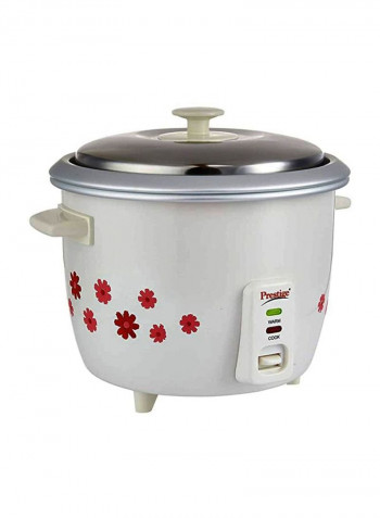 Pack Of 2 PRWO Rice Cooker 1.8 Liter With Pan 1.8 l 700 W 81LHYJ1S White/Silver/Pink