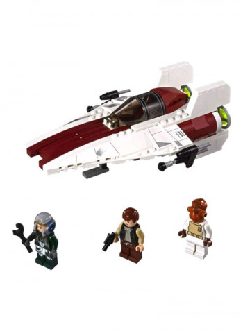 177-Piece Star Wars A-Wing Starfighter Building Set 75003 26.2x6.1x19.1cm