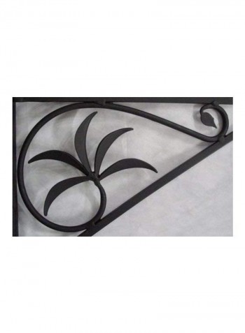 Fireplace Pot Hanger Bracket Black 18inch