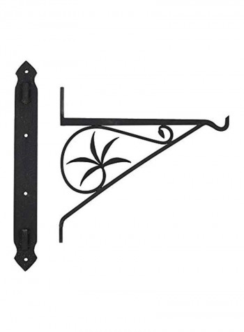 Fireplace Pot Hanger Bracket Black 18inch