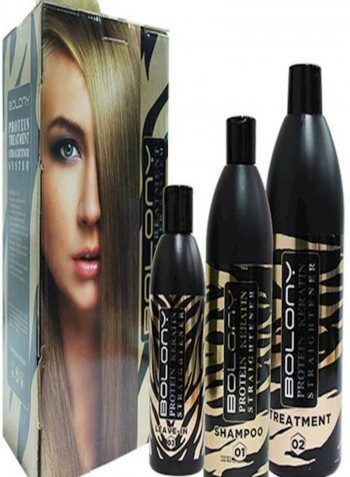 Protein Keratin Straightener Treatment Set