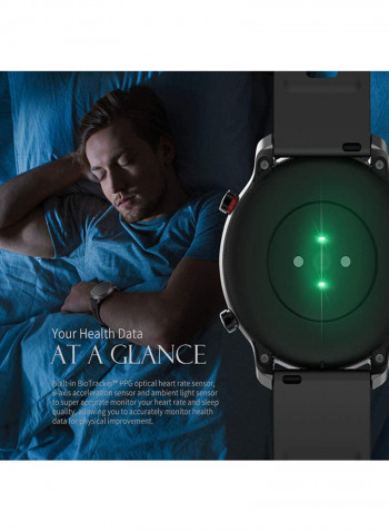 GTR Lite Smartwatch 8 sports mode, 24 hours battery life Alluminium Black