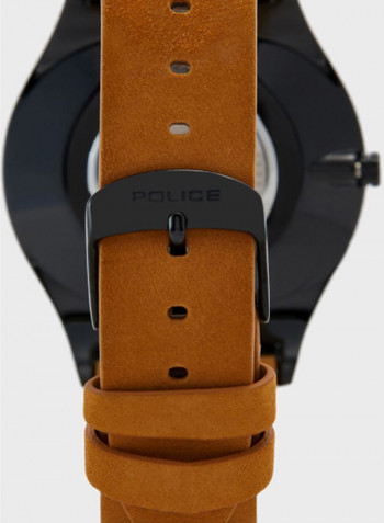 Men's Orkneys Leather Analog Watch P 15918JSB-03