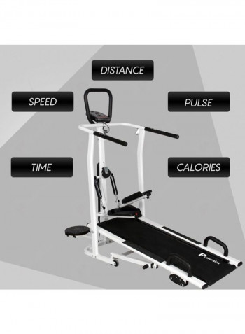 4-In-1 Manual Treadmill