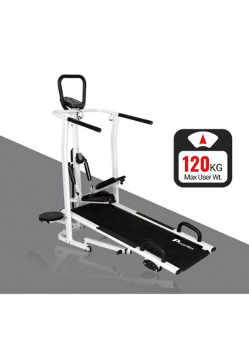 4-In-1 Manual Treadmill