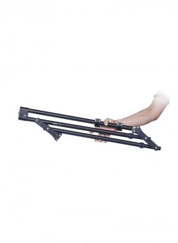 Universal Foldable Extendable Compact Photography Jib Arm Black